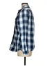 Eddie Bauer Plaid Blue Long Sleeve Blouse Size M - photo 5