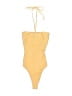 Bershka Yellow Bodysuit Size XS - photo 1