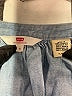 Levi's 100% Cotton Blue Short Sleeve Blouse Size XL - photo 4