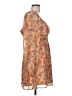 Lush 100% Polyester Paisley Orange Cocktail Dress Size L - photo 4