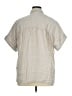 J.Crew 100% Linen Gray Short Sleeve Blouse Size XL - photo 2