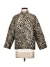 Caroline Rose Animal Print Gold Jacket Size S - photo 1