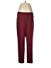 Halogen Solid Burgundy Casual Pants Size 8 - photo 1
