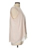 Saint Tropez West 100% Polyester Ivory Sleeveless Blouse Size L - photo 4