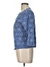 Ruby Rd. Blue 3/4 Sleeve Blouse Size L (petite) - photo 5
