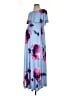 Hello Miz Blue Casual Dress Size Sm Maternity - photo 1