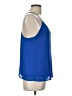 Naked Zebra Blue Sleeveless Top Size L - photo 4