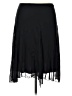 Iz Byer 100% Polyester Solid Black Formal Skirt Size L - photo 1