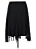 Iz Byer 100% Polyester Solid Black Formal Skirt Size L - photo 2