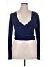 Free People Blue Long Sleeve Top Size XL - photo 1