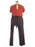 Ultra Flirt Stripes Red Jumpsuit Size 2X - photo 2