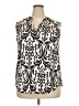 Halife Ivory Sleeveless Blouse Size 2X - photo 1