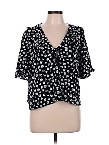 Topshop Short Sleeve Blouse (view 1)