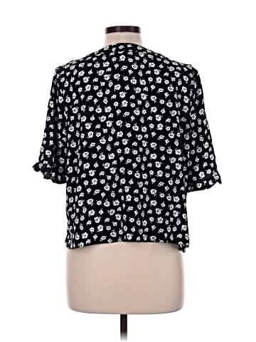 Topshop Short Sleeve Blouse (view 2)