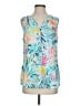 Lilly Pulitzer 100% Rayon Teal Sleeveless Blouse Size S - photo 1