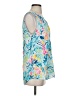 Lilly Pulitzer 100% Rayon Teal Sleeveless Blouse Size S - photo 4