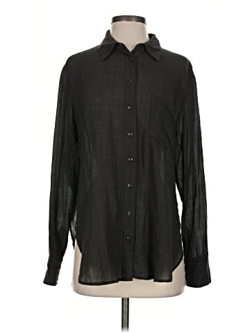 Free People Long Sleeve Button-Down Shirt (view 1)