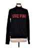 Victoria's Secret Pink 100% Polyester Black Sweatshirt Size L - photo 1