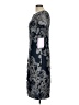 JS Collections 100% Polyester Paisley Gray Cocktail Dress Size 10 - photo 5