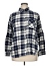 Old Navy Plaid Blue Long Sleeve Button-Down Shirt Size XL - photo 1