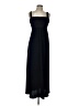 Amsale Solid Blue Black Cocktail Dress Size 10 - photo 1