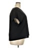 Worthington 100% Polyester Black Short Sleeve Blouse Size XXL - photo 4