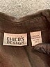 Chico's Design 100% Linen Black 3/4 Sleeve Button-Down Shirt Size Lg (2) - photo 7