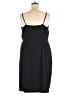 Nine West 100% Polyester Solid Black Cocktail Dress Size 1X - photo 2