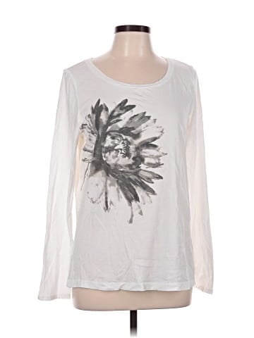 Ann Taylor LOFT Outlet Long Sleeve T-Shirt (view 1)