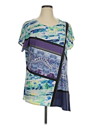 Cj Banks Short Sleeve Blouse (view 1)