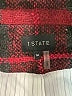 1.State 100% Polyester Plaid Burgundy Coat Size M - photo 6