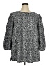 MULTIPLES Black 3/4 Sleeve Blouse Size 1X - photo 1