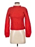 J.Crew Collection 100% Cotton Red Long Sleeve Blouse Size S - photo 1