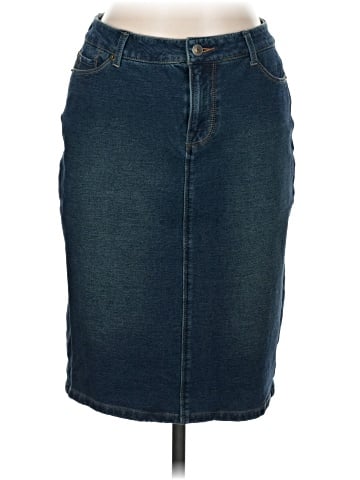 Coldwater Creek Denim Skirt (view 1)