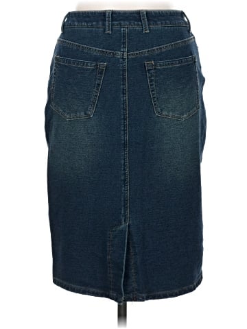Coldwater Creek Denim Skirt (view 2)