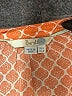 Boden 100% Cotton Orange 3/4 Sleeve Blouse Size 4 - photo 7