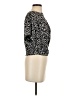 Cynthia Steffe Animal Print Ivory Short Sleeve Blouse Size S - photo 4
