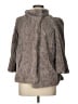 Collection 100% Polyester Gray Faux Fur Jacket Size L - photo 1