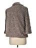 Collection 100% Polyester Gray Faux Fur Jacket Size L - photo 2