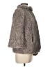 Collection 100% Polyester Gray Faux Fur Jacket Size L - photo 4