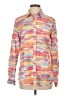 J. McLaughlin Print Orange Long Sleeve Button-Down Shirt Size S - photo 1