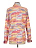 J. McLaughlin Print Orange Long Sleeve Button-Down Shirt Size S - photo 2