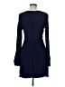Alya Solid Blue Casual Dress Size M - photo 2