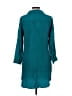 Britt Ryan Teal 3/4 Sleeve Button-Down Shirt Size L - photo 2