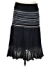BCBGirls Chevron-herringbone Blue Casual Skirt Size S - photo 1