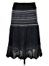 BCBGirls Chevron-herringbone Blue Casual Skirt Size S - photo 2