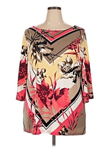 JM Collection 3/4 Sleeve Blouse (view 1)