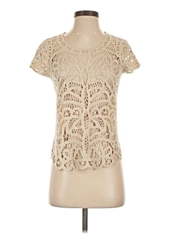 BCBGMAXAZRIA Short Sleeve Top (view 1)