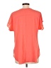 Cato 100% Polyester Orange Short Sleeve Blouse Size L - photo 2