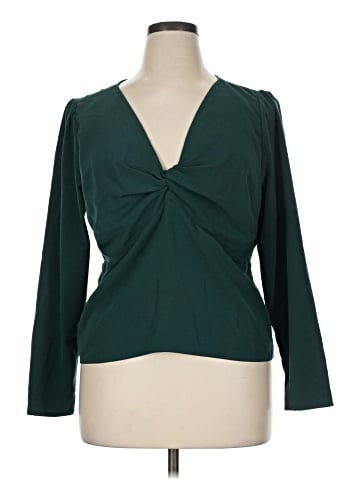 Abercrombie & Fitch Long Sleeve Blouse (view 1)